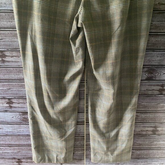 Nine‎ West Women's Plaid Straight Leg Pants Size 14 - Picture 6 of 9